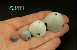 QRV042 Radial riveting rows (White) 1/24 by QUINTA STUDIO