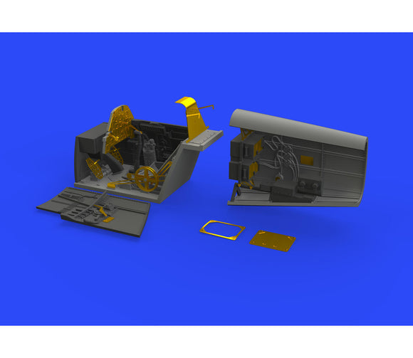 648472 Messerschmitt Bf 109E Cockpit & Radio Compartment 1/48 by EDUARD