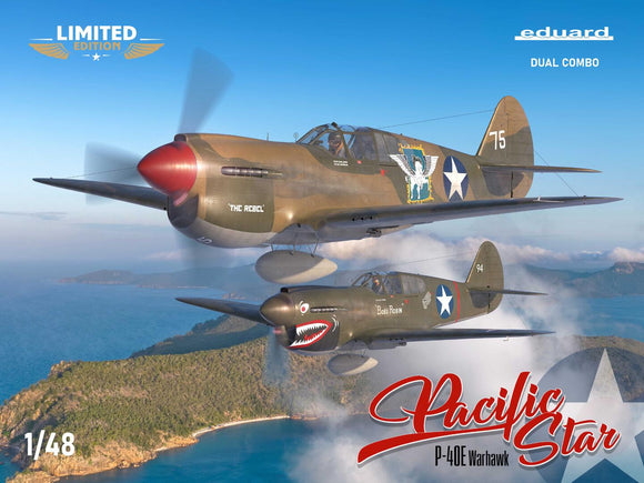 11185 'PACIFIC STAR' Curtiss P-40E Ltd Dual Combo 1/48 by EDUARD