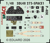 3DL48275 P-40K SPACE 1/48 by EDUARD