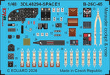 3DL48294 SPACE B-26C-45 cockpit & nose 1/48 by EDUARD