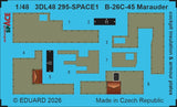 3DL48295 SPACE B-26C-45 Marauder cockpit insulation & armour plates 1/48 by EDUARD