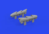 632196 Spitfire Mk.Ia exhaust stacks (3D print for KOTARE) 1/32 by EDUARD