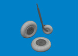 632206 Messerschmitt Bf 109K-4 Wheels 3d Print 1/32 by EDUARD