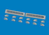 6481060 P-40 exhaust stacks rounded 1/48 by EDUARD