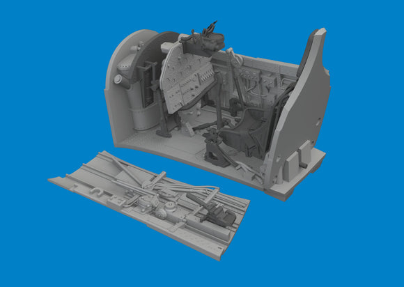 6481096 Curtiss P-40E Cockpit (3D Print) 1/48 by EDUARD