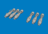 6481213 P-40 40lb frag bombs PRINT 1/48 by EDUARD