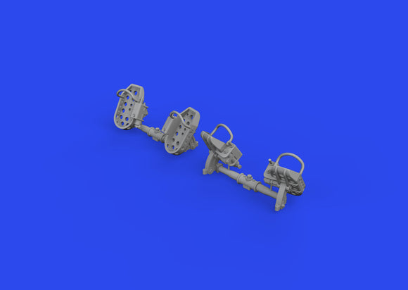 648874 Messerschmitt Bf 109E Rudder Pedals 3D Print 1/48 by EDUARD