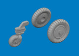 672405 Messerschmitt Bf 109G-6 wheels 1/72 by EDUARD