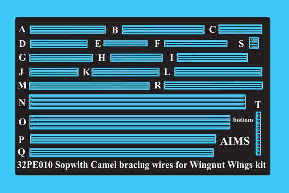 32PE010 Sopwith Camel bracing wires (for Wingnut Wings) 1/32 by AIMS