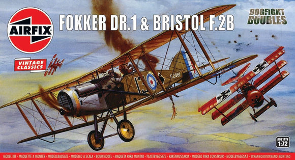 A02141V Fokker Dr.1 & Bristol F.2B 'DOGFIGHT DOUBLE' 1/72 by AIRFIX