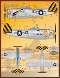 F/D&S-4830 Colors & Markings P-47s Thunderbolts Part 2 1/48 by FURBALL AERO-DESIGN