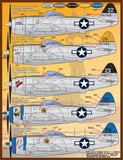 F/D&S-4830 Colors & Markings P-47s Thunderbolts Part 2 1/48 by FURBALL AERO-DESIGN