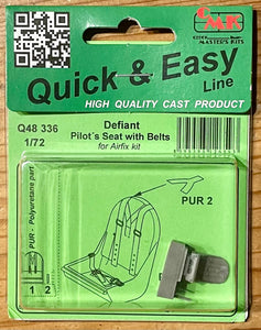 Q48 336 Defiant Pilot's Seat with Belts 1/48 by CMK