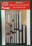 48PE013 SE.5a external details (for Eduard kit) 1/48 by AIMS