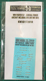 KW3D172010 General Fokker Aircraft Including DVII But Not Dr1 1/72 by KITS-WORLD