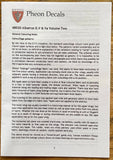 48020 Albatros D.V & Va Volume Two 1/48 by PHEON MODELS (2nd Hand)