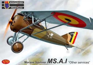 KPM0455 Morane Saulnier MS.A.I "Other Services" 1/72 Kovozavody Prostejov
