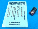 KW3D148001 Luftwaffe seatbelts 1/48 by KITS-WORLD