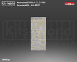 KWM481026 Messerschmitt Bf 109E Canopy and Wheel Mask 1/48 by KITS-WORLD