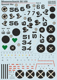 48-267 Messerschmitt Bf 109B/D Spanish Civil War 1/48 by PRINT SCALE