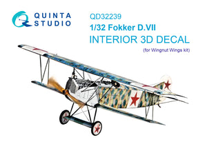 QD32239 Fokker D.VII interior (Wingnut Wings) by QUINTA STUDIO
