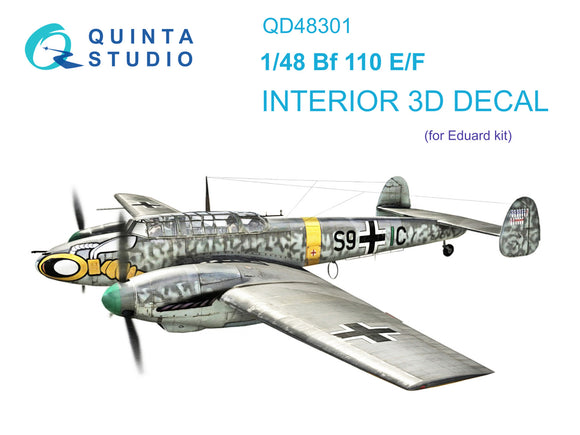 QD48301 Messerschmitt Bf 110E/F 1/48 by QUINTA STUDIOS