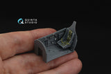 QD48587 Curtis P-40E Warhawk Instrument Guages (Eduard) 1/48 by QUINTA STUDIO