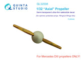 QL32008 "Axial" Propeller 3D Decal 1/32 by QUINTA STUDIO
