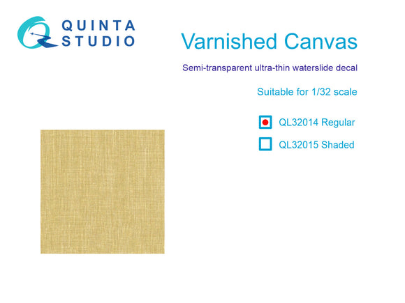 QL32014 Varnished Canvas decals (regular) 1/32 by QUINTA STUDIO