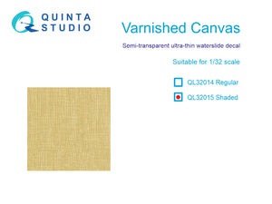 QL32015 Varnished Canvas decal (shaded) 1/32 by QUINTA STUDIO