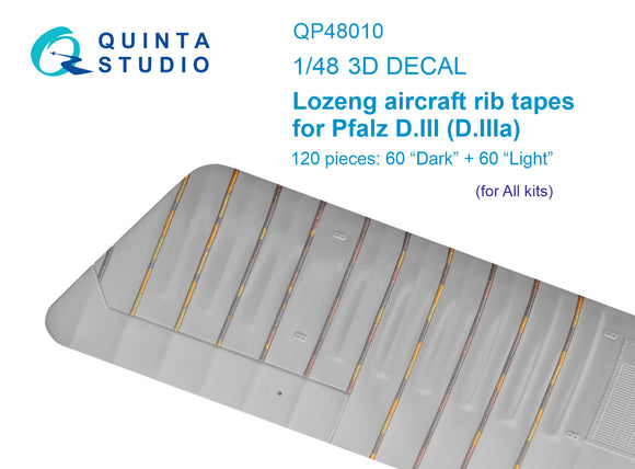 QP48010 German Lozenge Rib Tapes 1/48 by QUINTA STUDIO