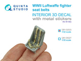 QR+32033 Luftwaffe seatbelts 1/32 by QUINTA STUDIO