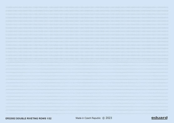 ER32002 Double riveting rows 1/32 by EDUARD