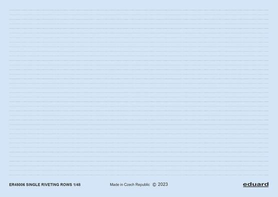ER48006 Single riveting rows 1/48 by EDUARD
