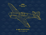 R0023 P-40E Warhawk 'Royal Class' Limited Edition Dual Combo 1/48 by EDUARD