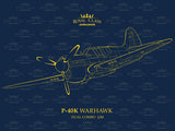 R0024 P-40K Warhawk Royal Class Ltd Dual Combo 1/48 by EDUARD