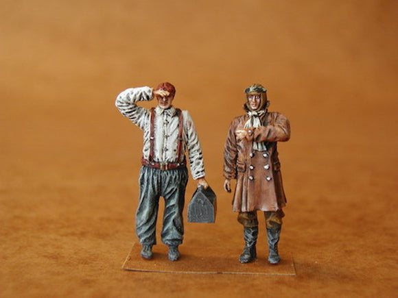 F48027 RFC Pilot and Mechanic WWI 1/48 by CMK