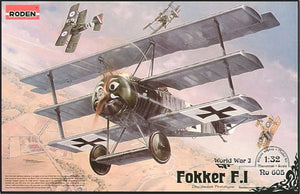 605 FOKKER F.1 Triplane 1/32 by RODEN