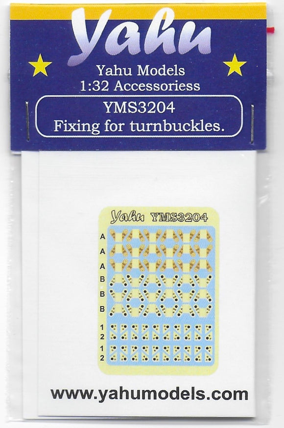 YMS3204 Fixing for turnbuckles 1/32 by Yahu Models