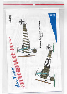 48-179 Fokker Triplane Collection Part 1 1/48 by AEROMASTER