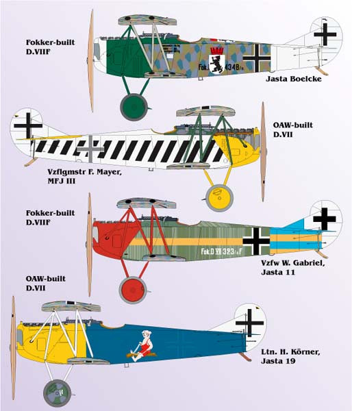 48-043 Fokker D.VII Part 4. 1/48 by LIFELIKE