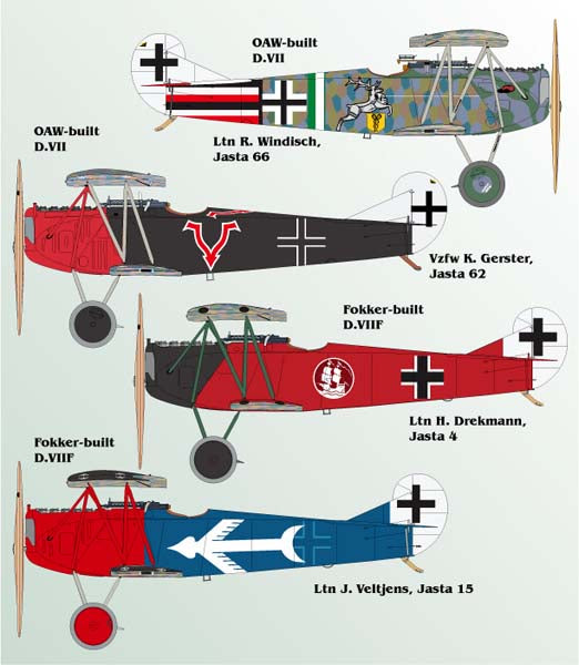 32-019 Fokker D.VII Part 4. 1/32 by LIFELIKE