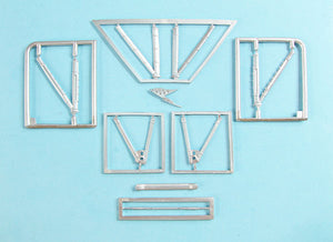 32153 Nieuport XXI Landing Gear & V-Main Struts (CSM) 1/32 by SCALE AIRCRAFT CONVERSIONS