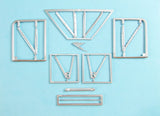 32153 Nieuport XXI Landing Gear & V-Main Struts (CSM) 1/32 by SCALE AIRCRAFT CONVERSIONS