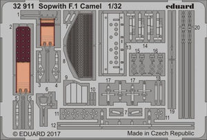 32911 Sopwith F.1 Camel for Wingnut Wings kit 1/32 by EDUARD