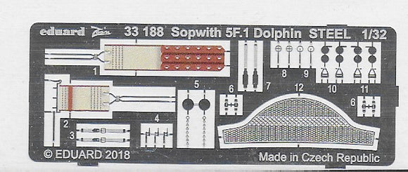 33188 SOPWITH 5F.1 DOLPHIN STEEL 1/32 by EDUARD