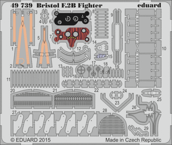 49739 Bristol F.2B Fighter (for Revell kit) 1/48 by EDUARD