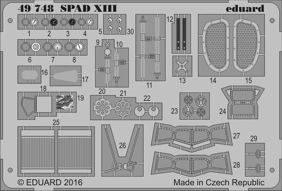 49748 SPAD XIII For Revell kit 1/48 by EDUARD