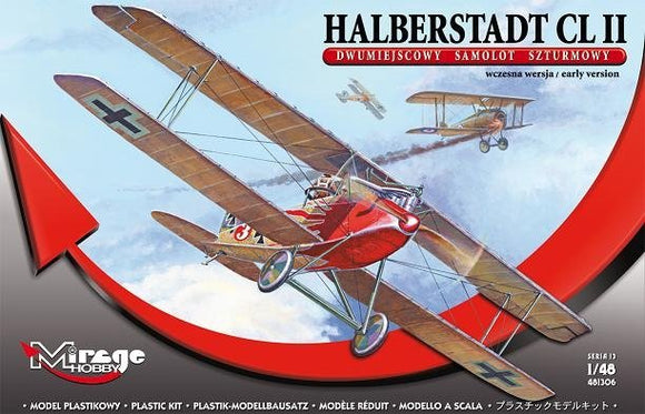 481306 HALBERSTADT CL.II Early Version 1/48 by MIRAGE HOBBY